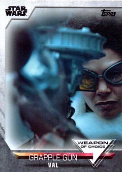2020 Topps Women of Star Wars - Weapon of Choice #WC-13 Val Front