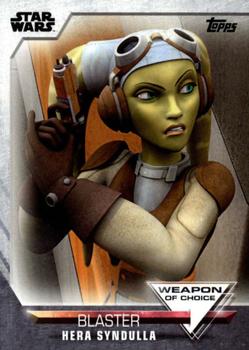 2020 Topps Women of Star Wars - Weapon of Choice #WC-19 Hera Syndulla Front
