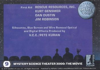 2019 RRParks Mystery Science Theater 3000 Series Three - MST3K: The Movie #9 First Aid - Silhouette, Blue Screen and Wire Removal Back