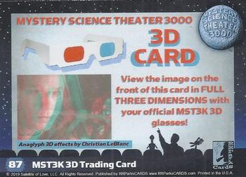 2019 RRParks Mystery Science Theater 3000 Series Three - Anaglyph 3D #87 Crow T. Robot / Mike Nelson / Tom Servo Back