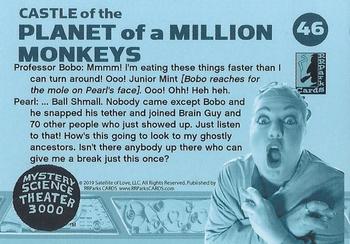 2019 RRParks Mystery Science Theater 3000 Series Three - Planet of a Million Monkeys #46 Professor Bobo: Mmmm! I'm eating these things fast Back