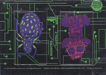 2019 RRParks Mystery Science Theater 3000 Series Three - Nanites Total Punch Outs #2 Purple / Pink Front