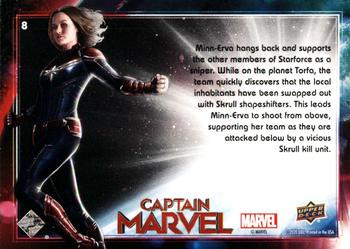 2020 Upper Deck Marvel Avengers Endgame & Captain Marvel - Captain Marvel #8 Doctor Minerva Back