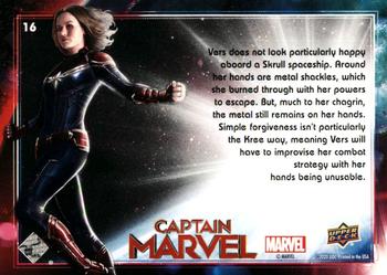 2020 Upper Deck Marvel Avengers Endgame & Captain Marvel - Captain Marvel #16 Carol Captured Back