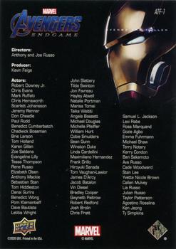 2020 Upper Deck Marvel Avengers Endgame & Captain Marvel - Avenge The Fallen #ATF-1 Iron Man Back