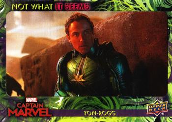 2020 Upper Deck Marvel Avengers Endgame & Captain Marvel - Captain Marvel Not What it Seems #NW-5 Yon-Rogg Front