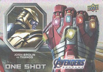 2020 Upper Deck Marvel Avengers Endgame & Captain Marvel - One Shot #OS-3 Josh Brolin Front