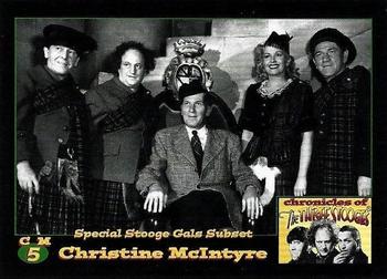 2015 RRParks Chronicles of the Three Stooges - Special Stooge Gals Subset - Christine McIntyre #CM5 Christine McIntyre Front