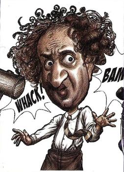 2015 RRParks Chronicles of the Three Stooges - Pain O Rama art by Battaglioli #3 Larry Fine Front