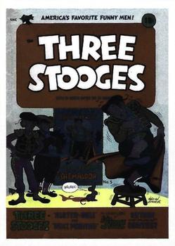 2015 RRParks Chronicles of the Three Stooges - Norman Maurer's Comic Book Series - Foil #2 St. John No. 5 comic puzzle (top middle) Front