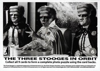 2015 RRParks Chronicles of the Three Stooges - The Three Stooges In Orbit Puzzle #6 Three alien judges (puzzle center left) Front
