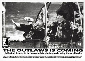 2015 RRParks Chronicles of the Three Stooges - The Outlaws Is Coming Puzzle #9 Joe and Moe in back of wagon (puzzle bottom left) Front