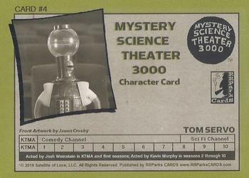 2019 RRParks Mystery Science Theater 3000 Series Three - Spot-UV Jason Crosby Characters #4 Tom Servo Back