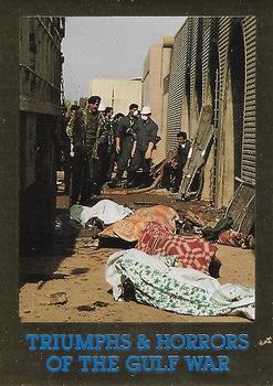 1991 Triumphs & Horrors of the Gulf War - Gold Foil Edition #15 Dead Iraqi Civilians Front