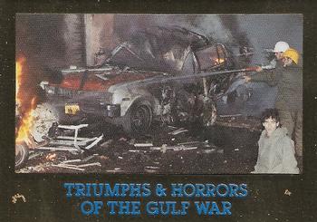 1991 Triumphs & Horrors of the Gulf War - Gold Foil Edition #17 Scuds Hit Israel Again Front