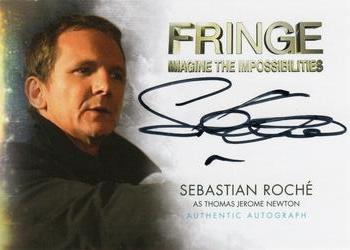 2012 Cryptozoic Fringe Seasons 1 & 2 - Autographs #A8 Sebastian Roché Front