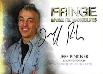 2012 Cryptozoic Fringe Seasons 1 & 2 - Autographs #A14 Jeff Pinkner Front