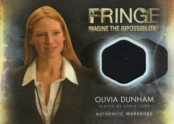 2012 Cryptozoic Fringe Seasons 1 & 2 - Wardrobe Relics #M9 Olivia Dunham Front
