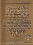 1991 Topps Desert Storm - Bronze Promo Set #4 General H. Norman Schwarzkopf Back
