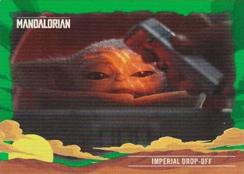 2020 Topps Star Wars The Mandalorian Journey of the Child - Green #7 Imperial Drop-off Front