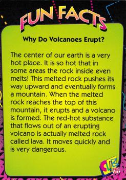 1993 Club Pro Set Promos #NNO Fun Facts - Volcanoes Front