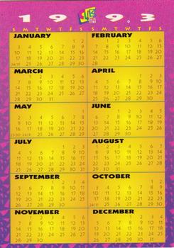 1993 Club Pro Set Promos #NNO 1993 Calendar Front