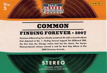 2015 Panini Americana - Certified Albums Silver #5 Common Back