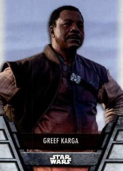 2020 Topps Star Wars Holocron Series #BH-17 Greef Karga Front