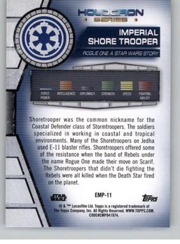 2020 Topps Star Wars Holocron Series #Emp-11 Imperial Shore Trooper Back