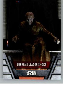 2020 Topps Star Wars Holocron Series #FO-5 Supreme Leader Snoke Front