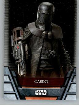 2020 Topps Star Wars Holocron Series #FO-14 Cardo Front