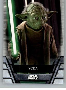2020 Topps Star Wars Holocron Series #Jedi-10 Yoda Front