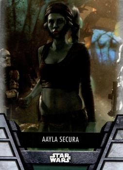 2020 Topps Star Wars Holocron Series #Jedi-12 Aayla Secura Front