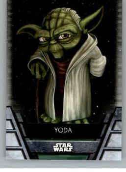 2020 Topps Star Wars Holocron Series #Jedi-17 Yoda Front