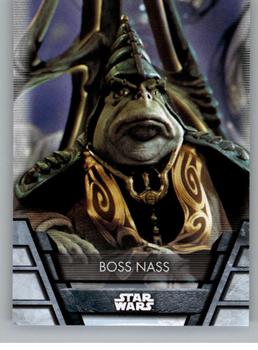 2020 Topps Star Wars Holocron Series #N-4 Boss Nass Front