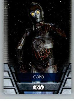 2020 Topps Star Wars Holocron Series #Rep-8 C-3PO Front