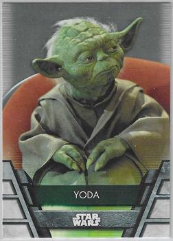 2020 Topps Star Wars Holocron Series #Jedi-3S Yoda Front