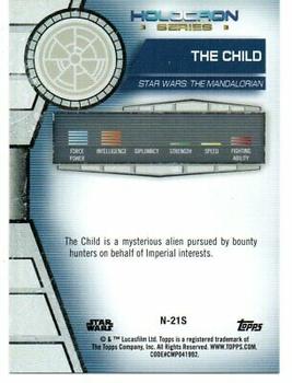 2020 Topps Star Wars Holocron Series #N-21S The Child Back
