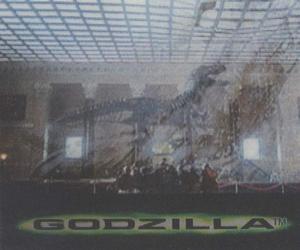 1998 Taco Bell Godzilla 3-D #NNO Skeleton Front
