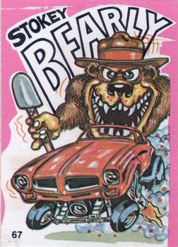 1973 Donruss Fantastic Odd Rods Stickers Series 1 #67 Stokey Bearly Front