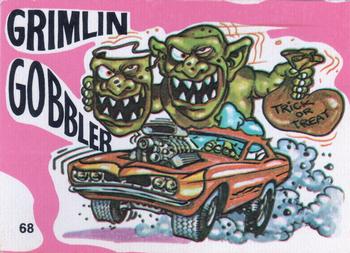 1973 Donruss Fantastic Odd Rods Stickers Series 1 #68 Grimlin Gobbler Front