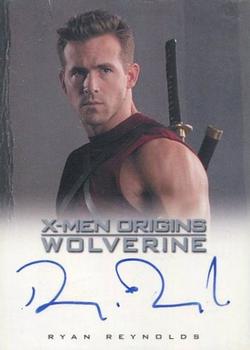 2009 Rittenhouse X-Men Origins: Wolverine - Autograph #NNO Ryan Reynolds Front