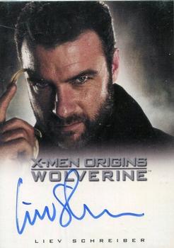 2009 Rittenhouse X-Men Origins: Wolverine - Autograph #NNO Liev Schreiber Front