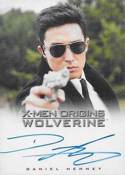 2009 Rittenhouse X-Men Origins: Wolverine - Autograph #NNO Daniel Henney Front