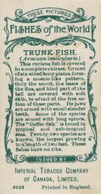 1924 Imperial Tobacco Co of Canada (ITC) Fishes of the World (C12) #NNO Trunk-fish Back