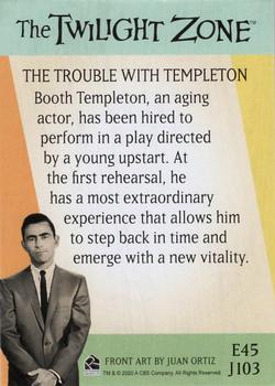 2020 Rittenhouse Twilight Zone Archives #J103 The Trouble With Templeton Back
