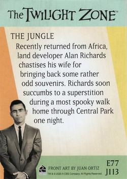 2020 Rittenhouse Twilight Zone Archives #J113 The Jungle Back