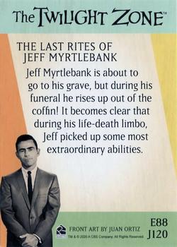 2020 Rittenhouse Twilight Zone Archives #J120 The Last Rites Of Jeff Myrtlebank Back