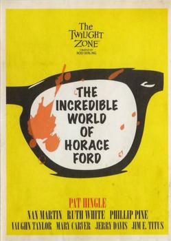 2020 Rittenhouse Twilight Zone Archives #J135 The Incredible World Of Horace Ford Front