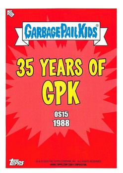 2020 Topps Garbage Pail Kids 35th Anniversary #70a Sven Sailing Back